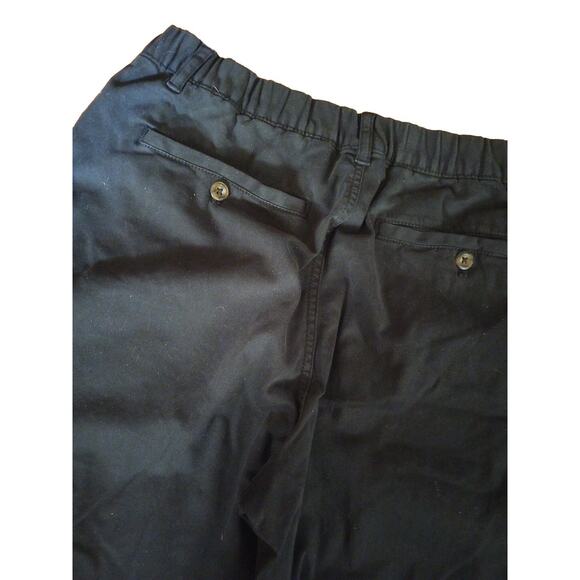 Bear bottom Men's Jogger Pants Sz Lg Tall Black Stretch Elastic Button Zip Pant - Picture 5 of 9